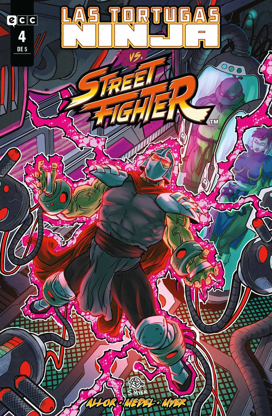 LAS TORTUGAS NINJA VS. STREET FIGHTER NÚM. 4 DE 5