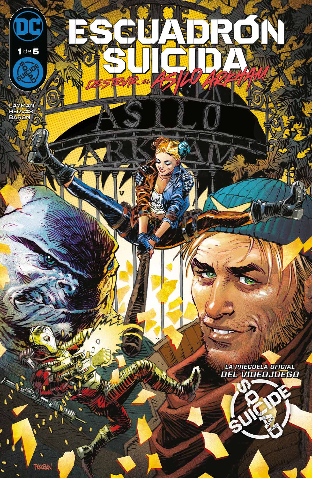 ESCUADRÓN SUICIDA: DESTRUIR EL ASILO ARKHAM NÚM. 1 DE 5