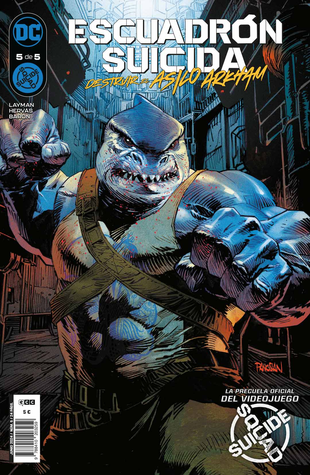 ESCUADRÓN SUICIDA: DESTRUIR EL ASILO ARKHAM NÚM. 5 DE 5