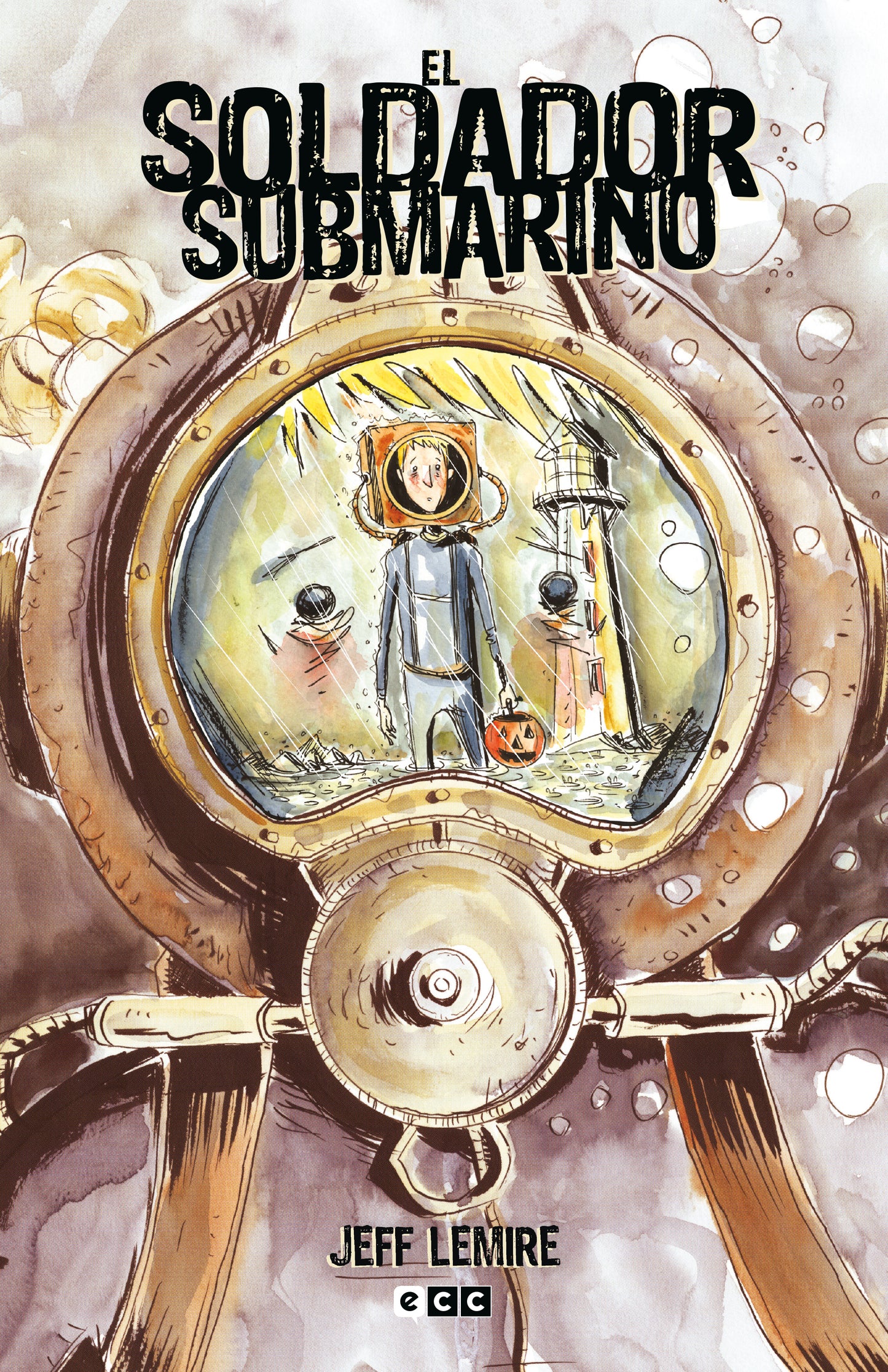 El soldador submarino
