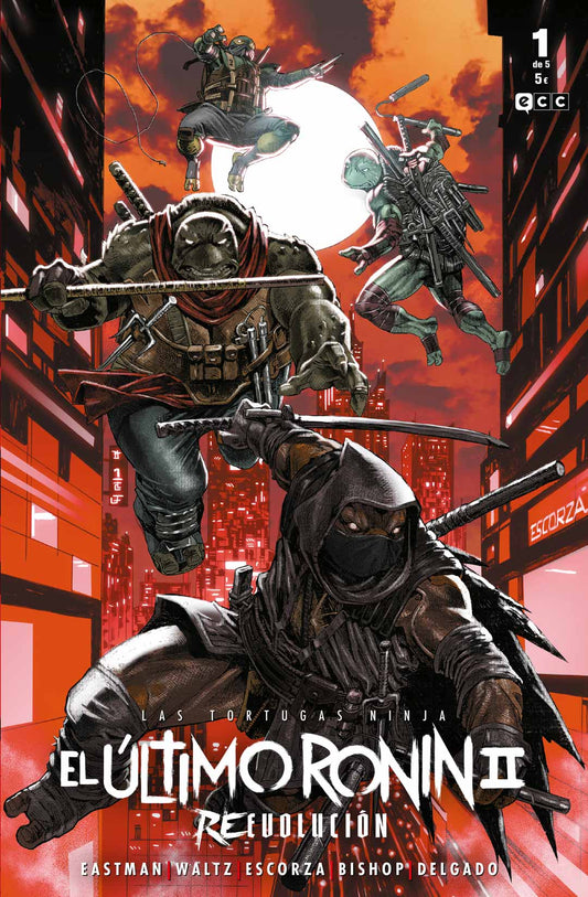 LAS TORTUGAS NINJA: EL ÚLTIMO RONIN II - REEVOLUCIÓN NÚM. 1 DE 5